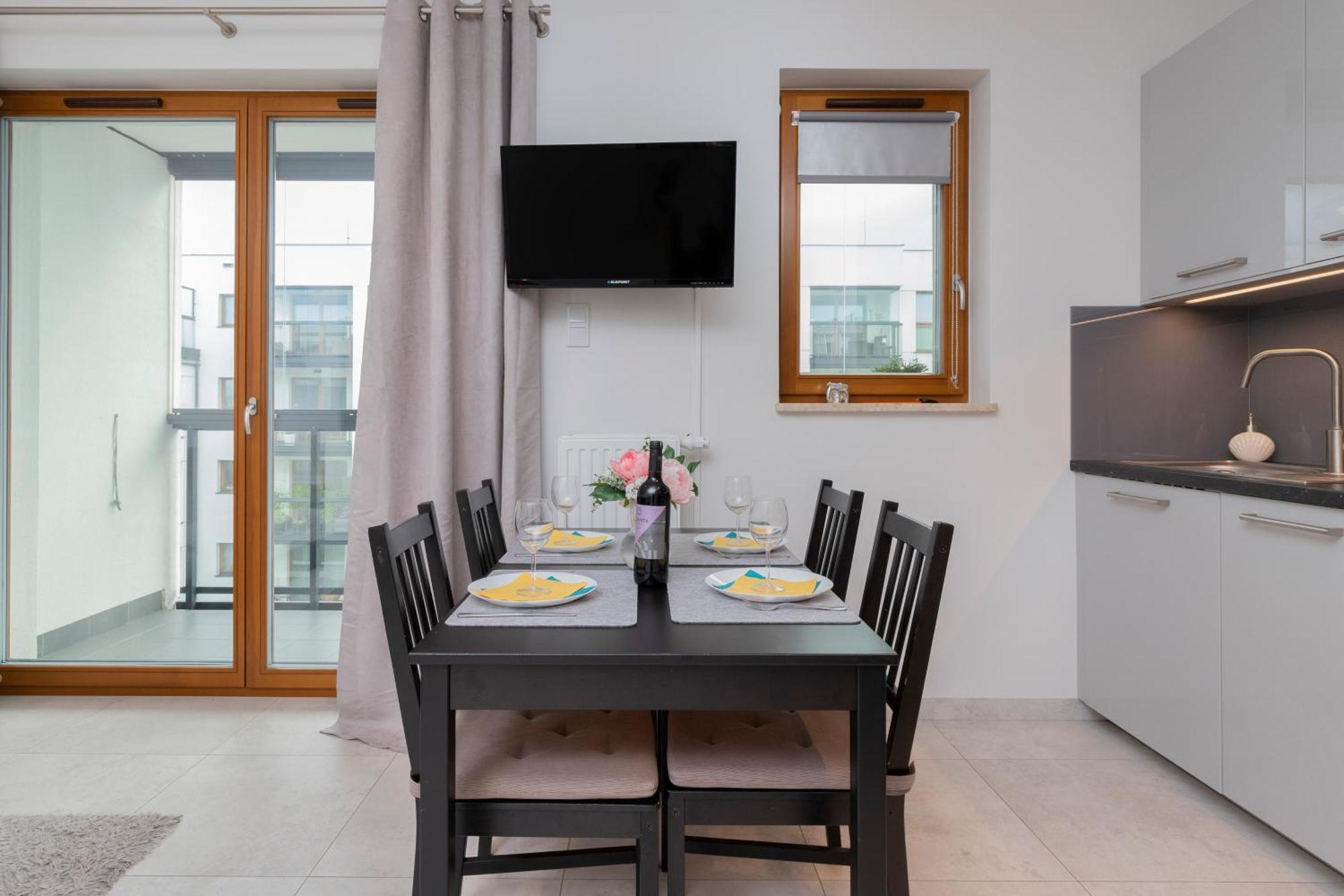 Apartament Z Widokiem Na Morze Obok Parku Millenium W Gdansku By Noclegi Renters Buitenkant foto